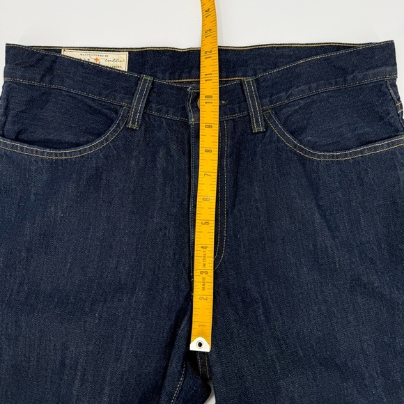 Imogene + Willie Imogene Slim Straight Indigo Dark Wash Denim Jean Size 31 Tall - Picture 9 of 12